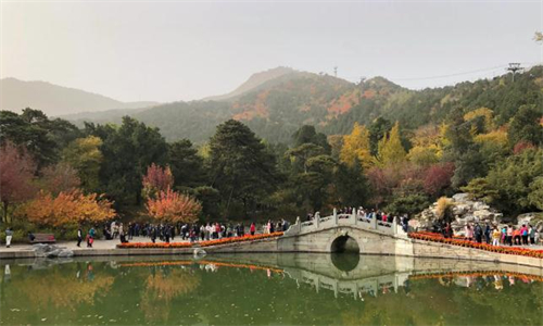 北京香山公园优美风景